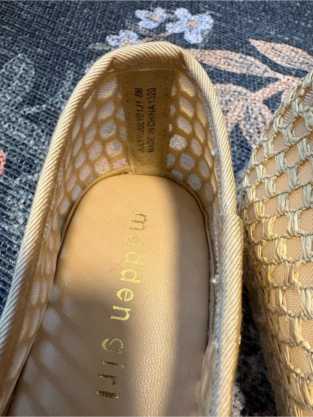 Madden Girl beige woven
